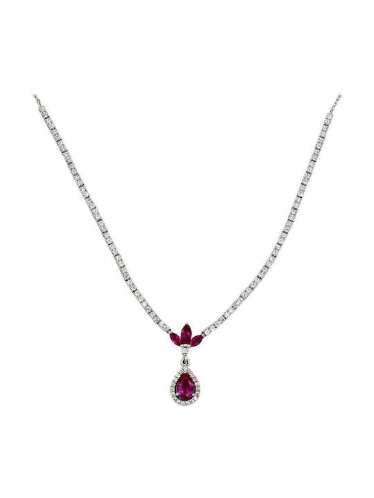 Roloi Kaliamanis Necklace Made of 14K White Gold Roloi Kaliamanis Necklace Made of 14K White Gold