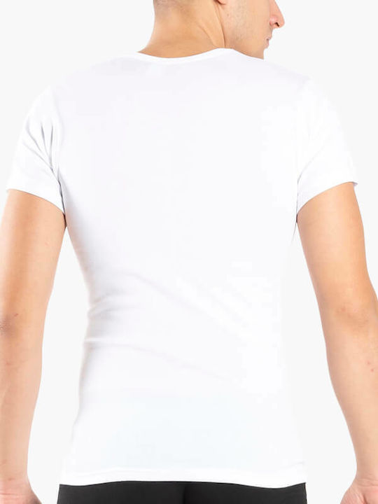 A.A UNDERWEAR Men's Short Sleeve Undershirts White 2Pack