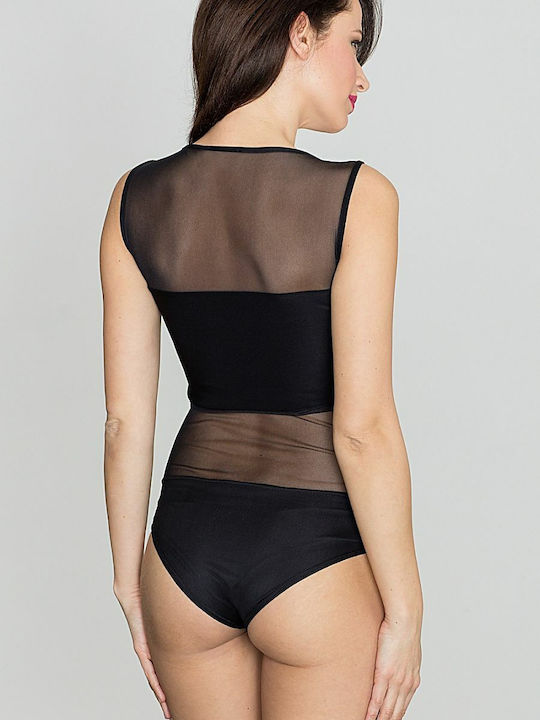 Lenitif Frauen Bodysuit Schwarz