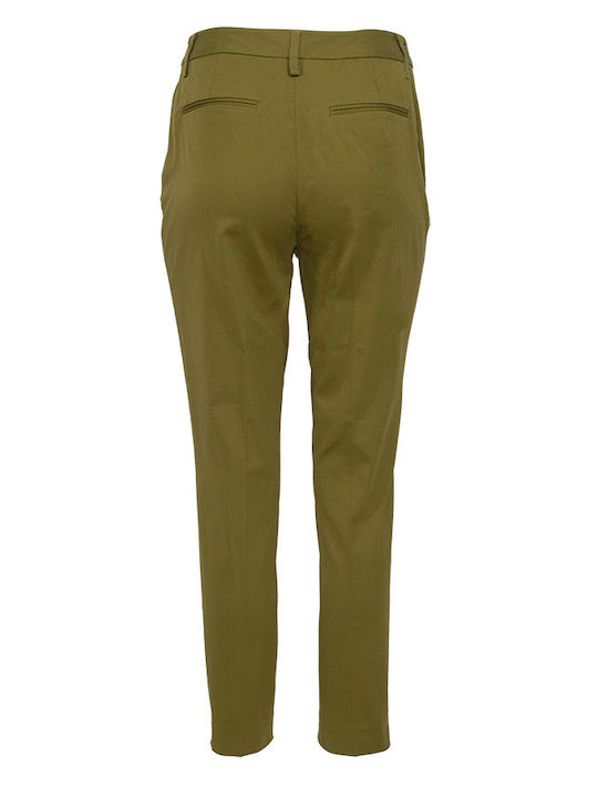 Scotch & Soda Women's Chino Trousers Flare Green