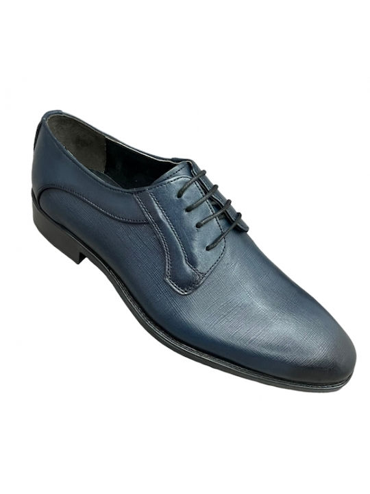 Smart Steps Men's Leather Casual Shoes Blue