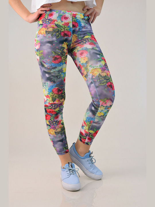 Potre Frauen Lang Leggings Gray