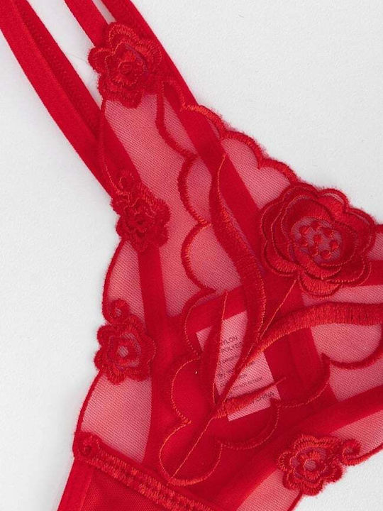 Damen Zeichenfolge Rot