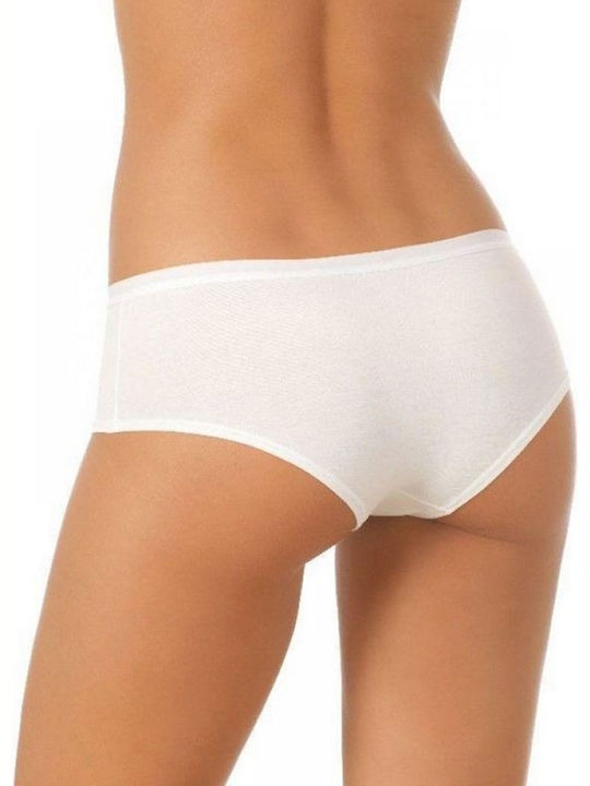 Jadea Cotton Women's Boxer White