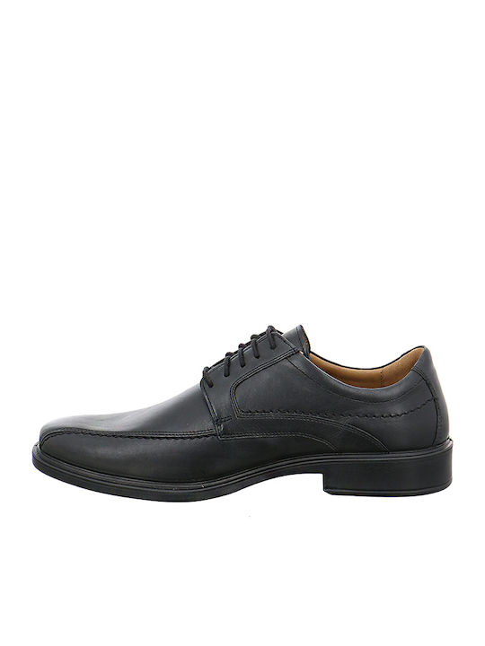 Leder Herren Freizeitschuhe Anatomisch Schwarz