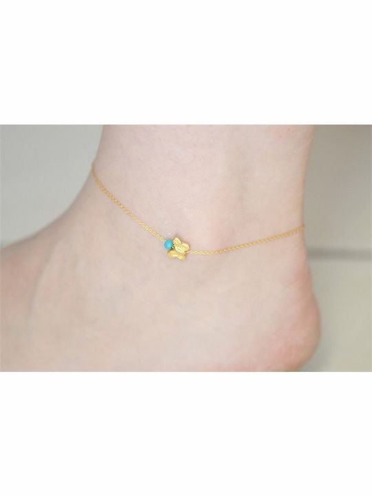 Paraxenies Bracelet Anklet Chain made of Silver Gold Plated