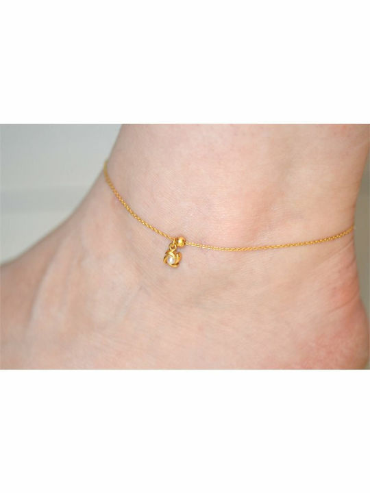 Paraxenies Bracelet Anklet Chain made of Silver Gold Plated