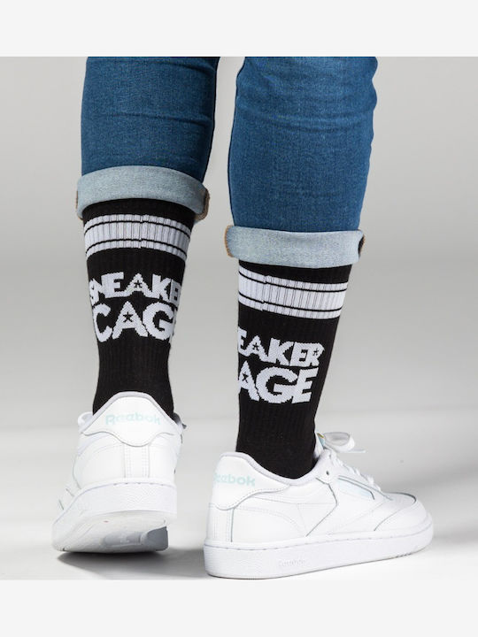 SneakerCage Men's Socks White