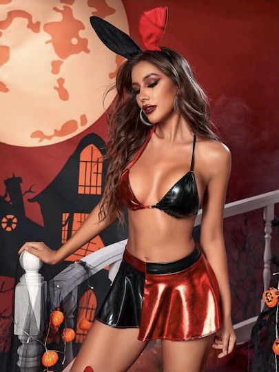 Tres Chic Sexy Costum Roșie