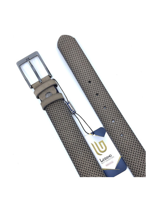 Herren Gürtel Leder Beige