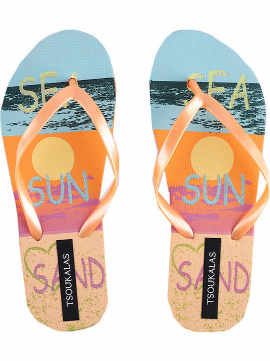 Women's Flip Flops Orange