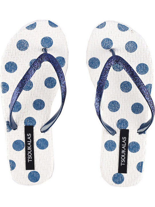Frauen Flip Flops in Marineblau Farbe