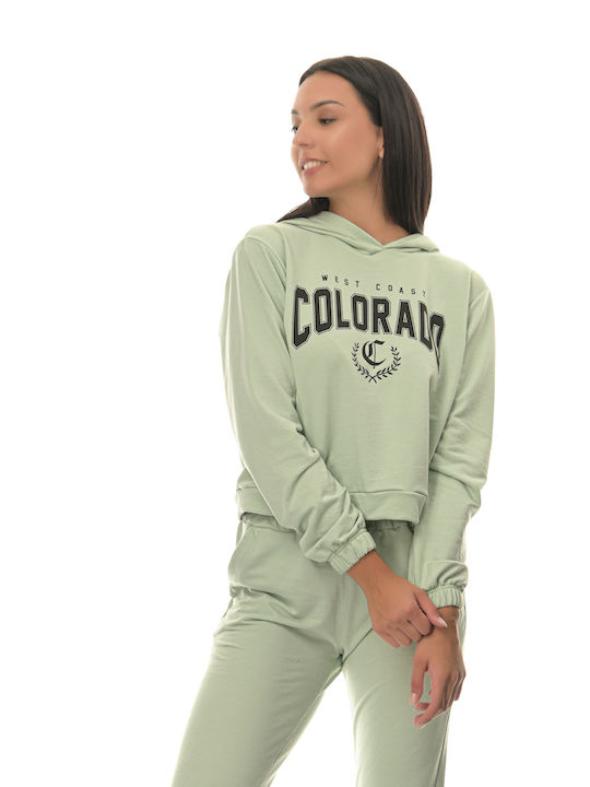 Beltipo Women's Hooded Sweatshirt Green