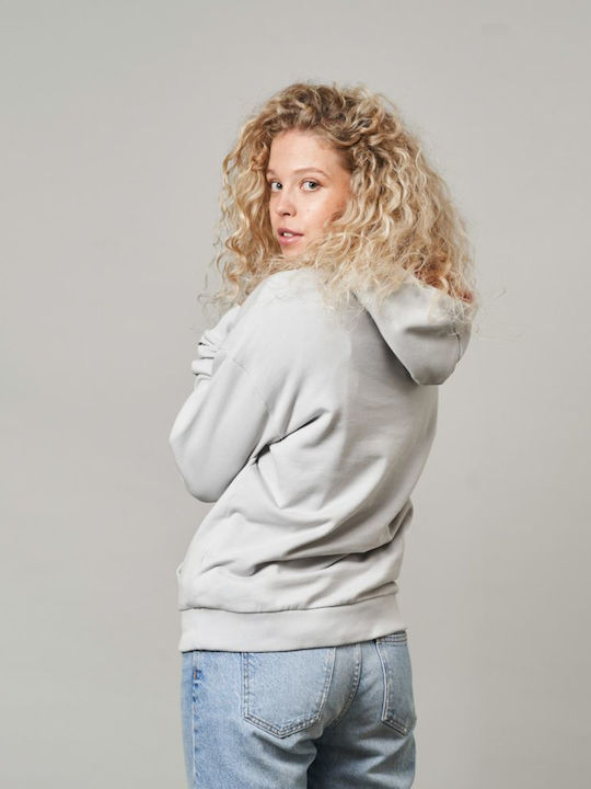 Bidi Badu Women's Hooded Sweatshirt Gray