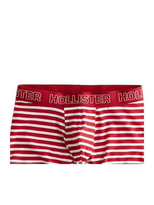 Hollister Herren Boxershorts Rot mit Mustern 1Packung