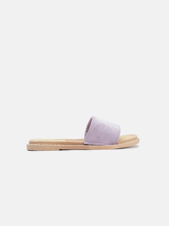 InShoes Pantofi cu platformă Suede Women's Sandals Purple