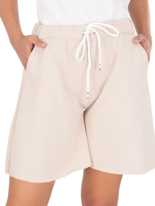 Women's Bermuda Shorts Beige
