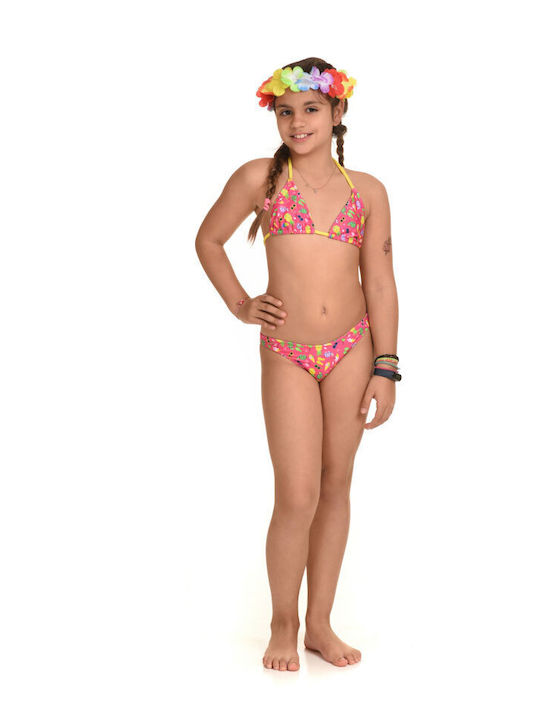 MiandMi Kinder Badeanzug Bikini Rosa