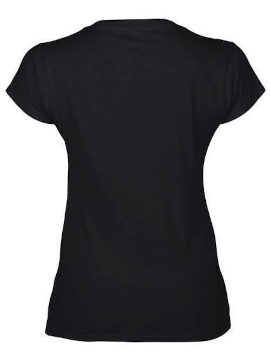 Takeposition Women's T-shirt with V Neckline Dark Blue