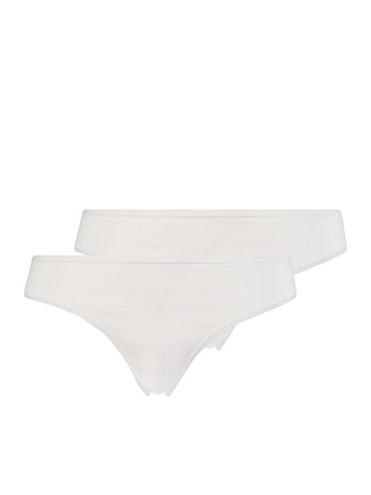 Kim Women's String Seamless White