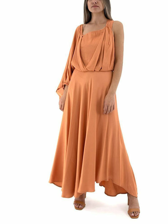 MY T Mini Dress for Wedding / Baptism Orange