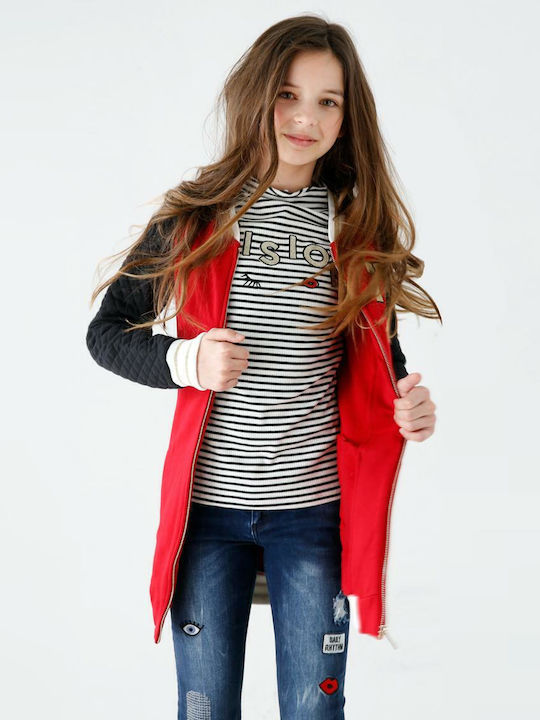 Kinder-Sweatshirts & Hoodies  Rote Kinder-Fleece Jacke