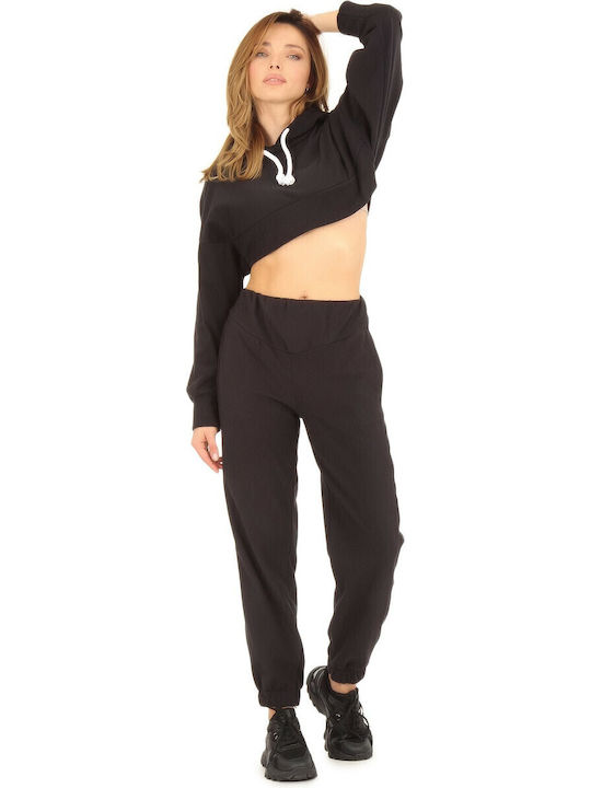 Sweatpants Set Black