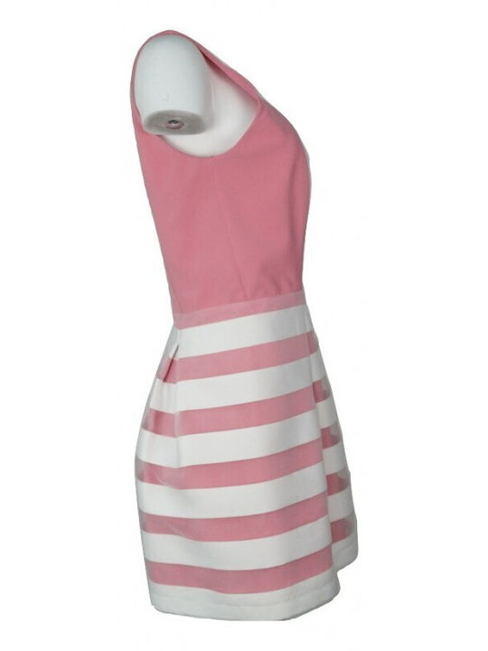 Derpouli Mini Kleid Rosa