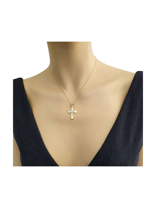 Papadopoulos Gold Damen Gold Kreuz 14K