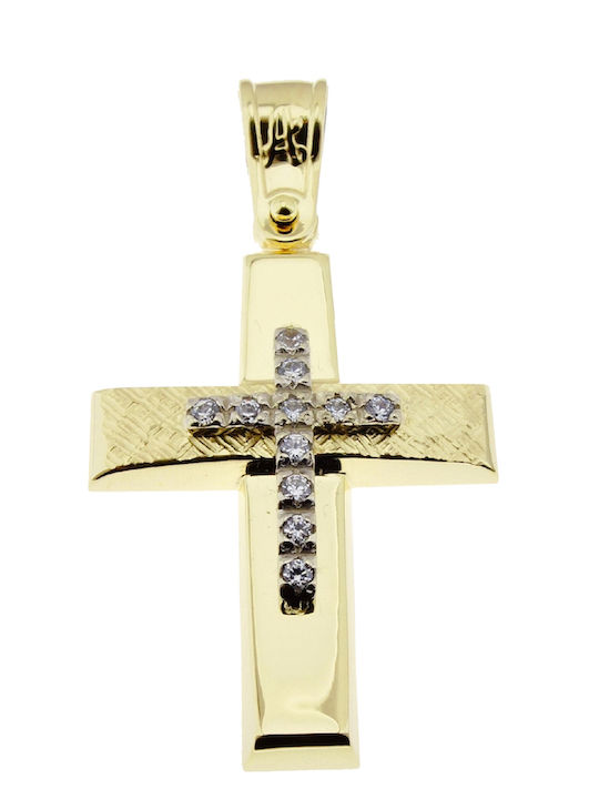 Papadopoulos Gold Damen Gold Kreuz 14K