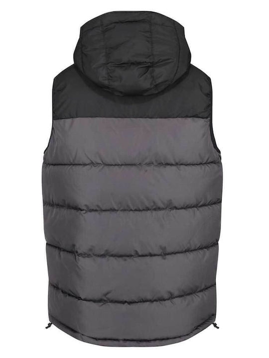 Sleeveless Jacket Puffer Gray
