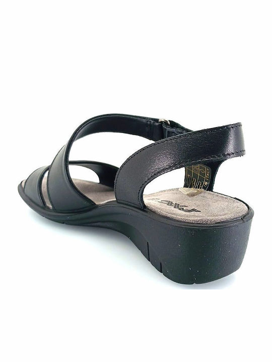 Anatomic Women's Leather Platform Shoes Black