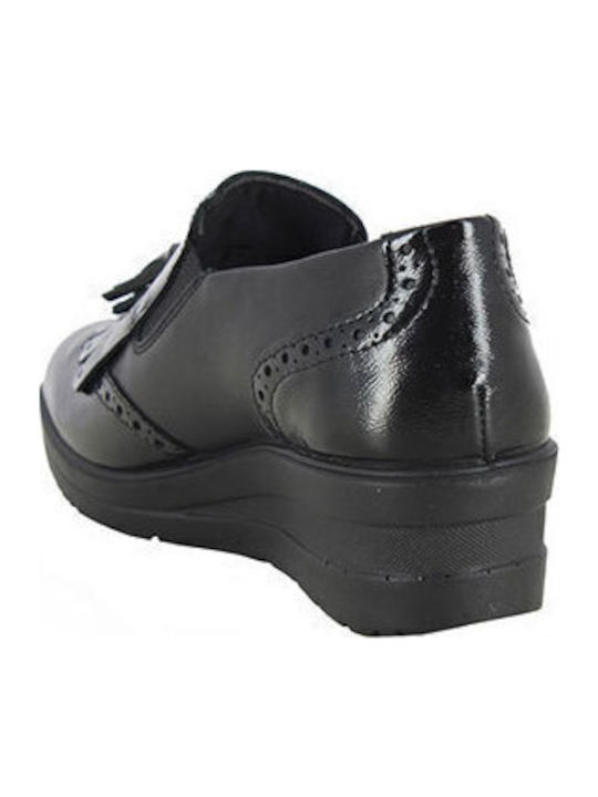 Damen Mokassins in Schwarz Farbe