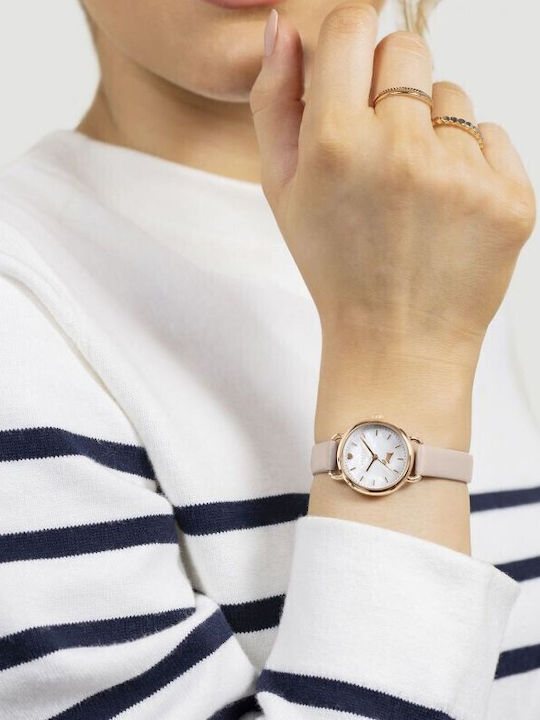 Radley Γυναικείο Ρολόι 26mm Μπαταρίας με Ροζ Δερμάτινο Λουράκι