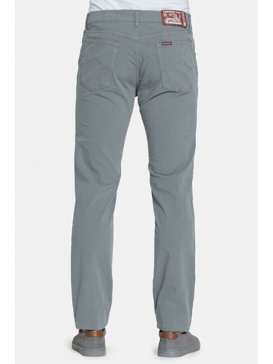 Trousers Elastic in Regular Fit Gray