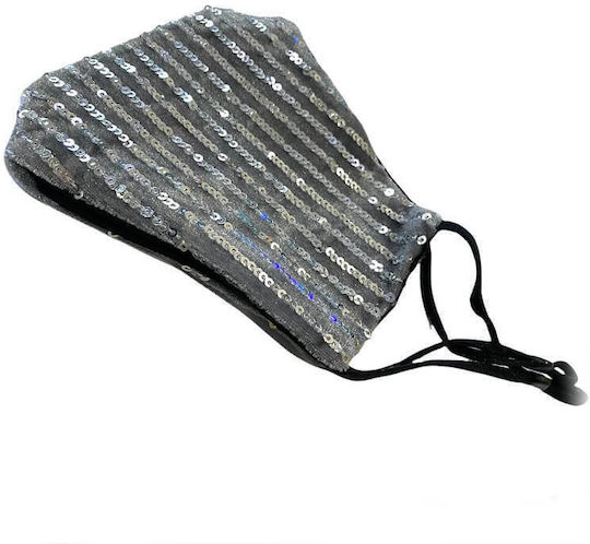 Protective Mask Fabric Gray MASK-860679 1pcs