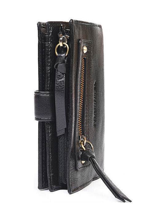 Leather Women's Wallet Classic Black