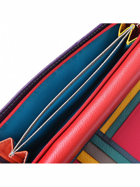 Leather Women's Wallet Classic Red