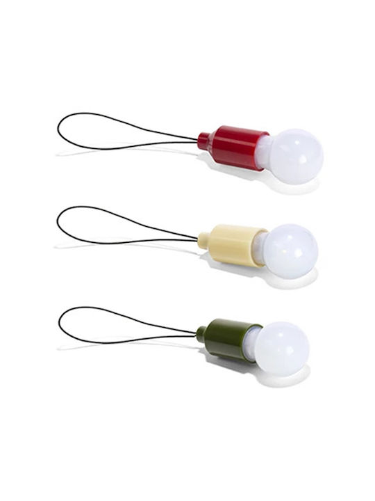 Kikkerland Decorative Lamp Red