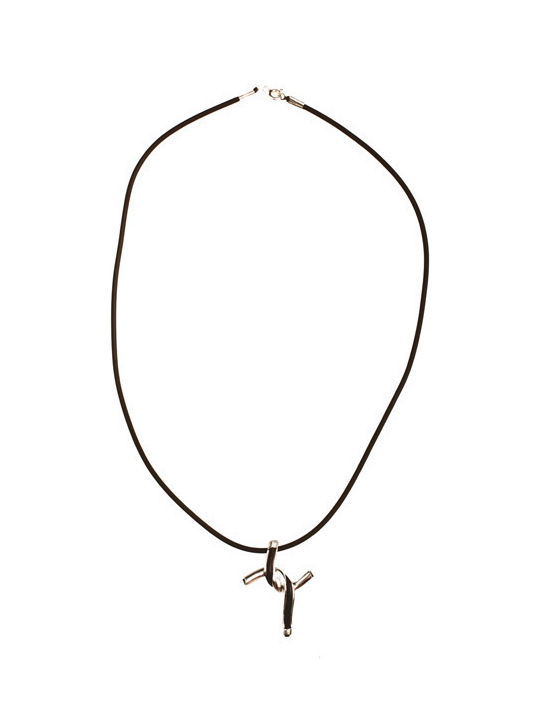 Theodora's Jewellery Men's Cross from Silver with Cord