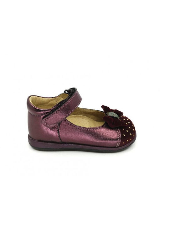 Mkids Kids Ballerinas with Hoop & Loop Closure Purple