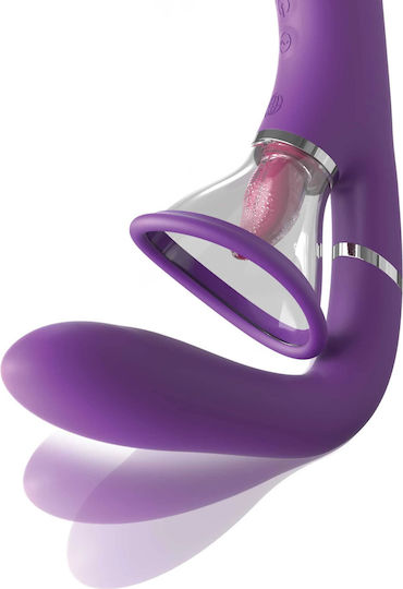 Pipedream Fantasy Her Ultimate Pleasure Pro Vibrator G-Spot 24.6cm Purple