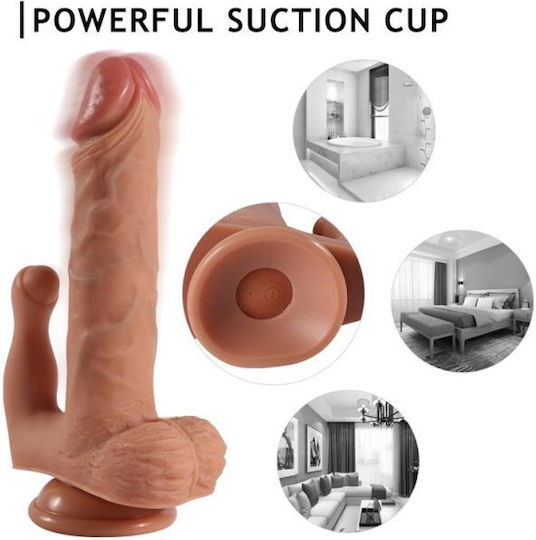 Shequ Realistisch Vibrator 20cm Fleisch