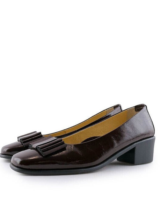 Relax Anatomic Anatomic Leather Brown Heels