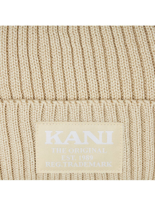 Karl Kani Beanie Unisex Σκούφος Πλεκτός σε Λευκό χρώμα
