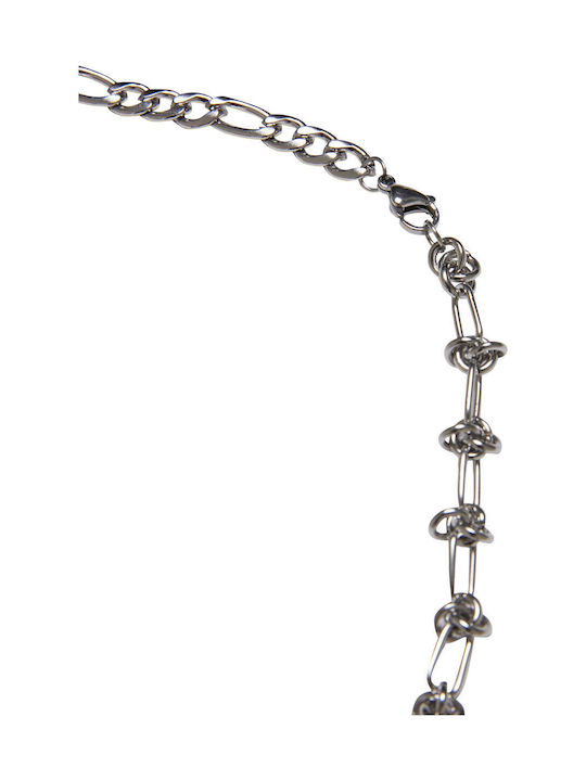 Urban Classics Silberne Kette Nacken