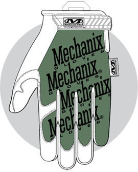 Mechanix Wear Military Glove Gray