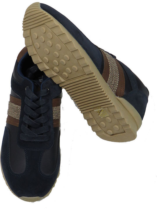 New York Tailors Herren Sneakers Blau