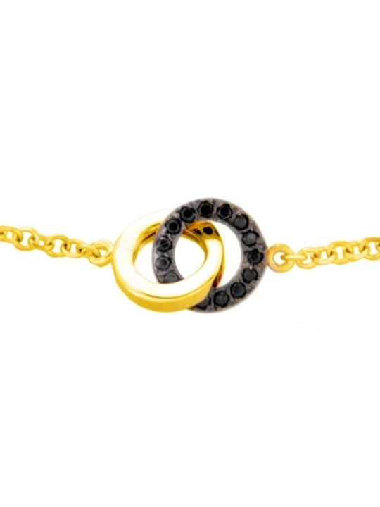 Xrisokosmima Bracelet made of Gold 14K with Zircon