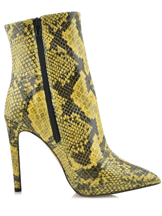 Stiefeletten Damen Gelb